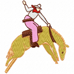 Cowboy And Hunter Embroidery Design 10 Cowboy And Hunter Embroidery Design 10